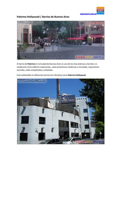 Palermo Hollywood | www.ba-h.com.ar