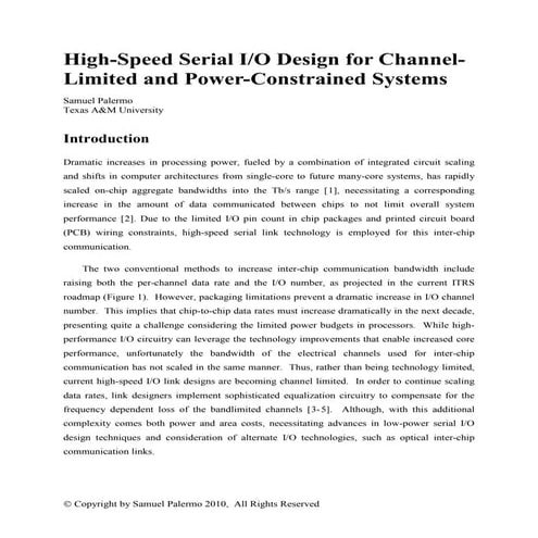 Palermo serial io_overview