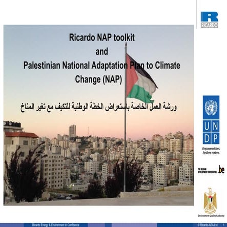 Ricardo NAP toolkit and Palestinian National Adaptation Plan to Climate ...