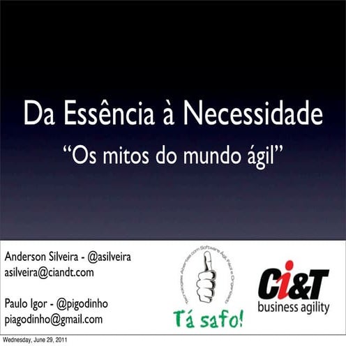 Palestra agile brazil