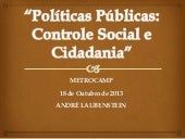 Palestra sobre controle social e co...