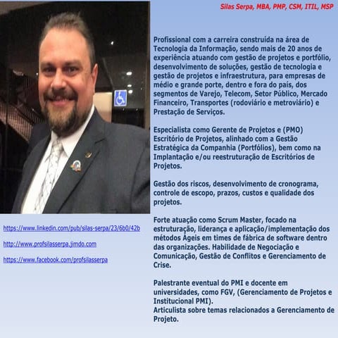 Palestra   declaração do escopo é função do gerente de projetos