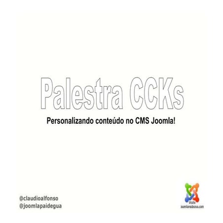 Palestra sobre CCK Seblod 1.8