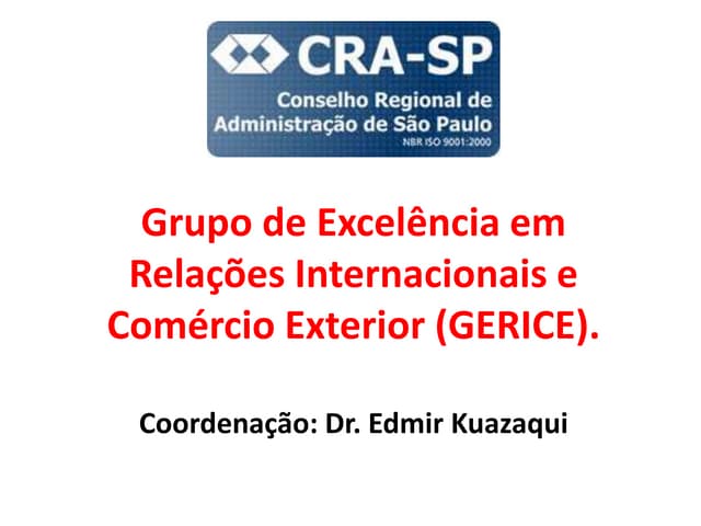 Semana de Comércio Exterior e Logística - Discussão sobre a TPP nas relações ...