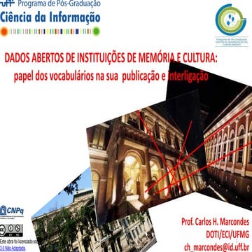 DADOS ABERTOS DE INSTITUIÇÕES DE MEMÓRIA E CULTURA:papel dos vocabulários na sua  publicação e interligação
