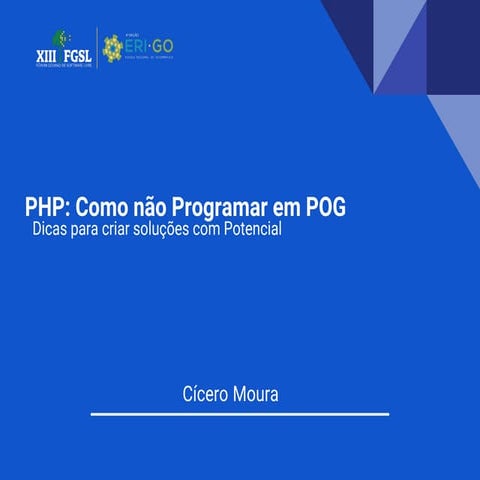 PHP: Como não programar em POG