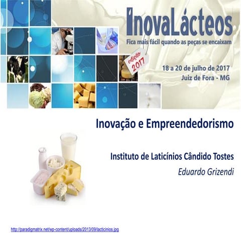 Palestra inova lacteos 2017 inovação  e empreendedorismo   eduardo grizendi v 1.1