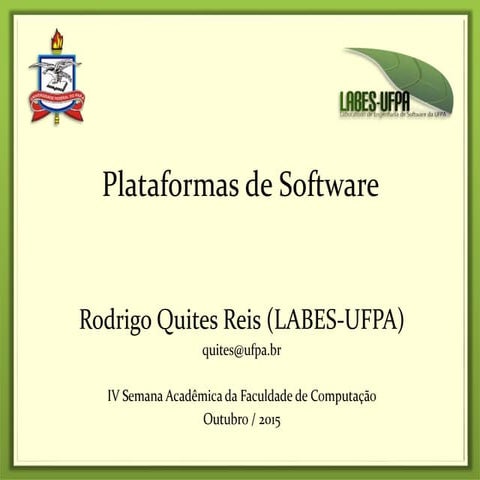 Palestra plataformas software