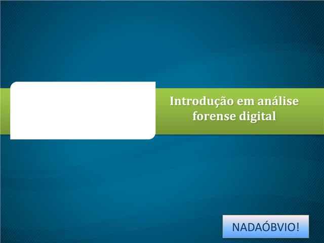 Palestra Forense Digital