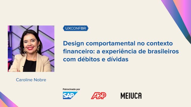 Design comportamental no contexto financeiro: a experiência de brasileiros co...