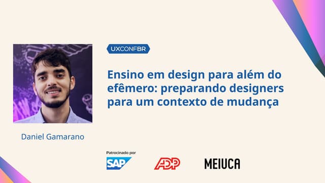 Ensino em design para além do efêmero: preparando designers para um contexto ...