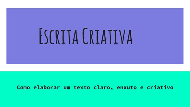 Escrita Criativa - Roseane Queiroz