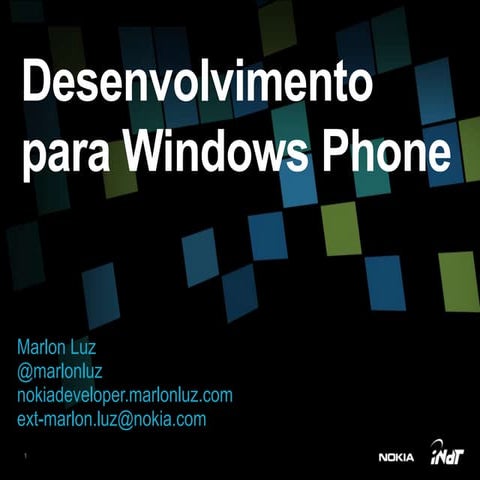 Desenvolvimento para Windows Phone