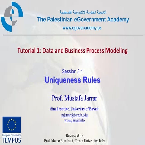 Pal gov.tutorial1.session3 1.uniquenessrules