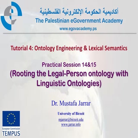 Pal gov.tutorial4.session14 rootinglegalpersonontology