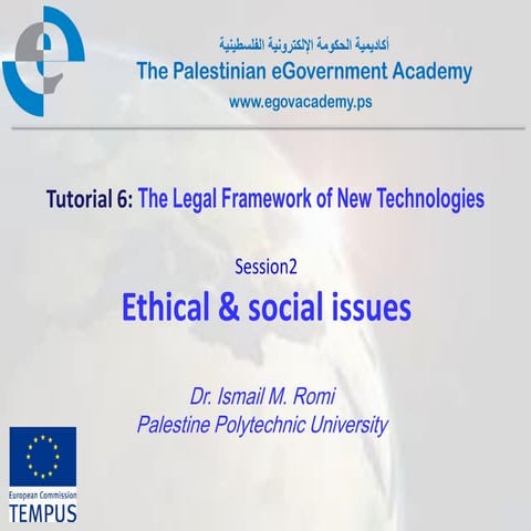 Pal gov.tutorial6.session2. ethical and social issues