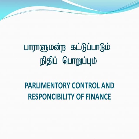 Palimentory control in Tamil 