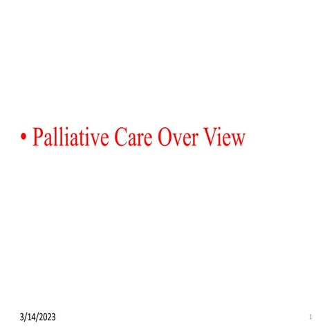 End of life care | PPTX