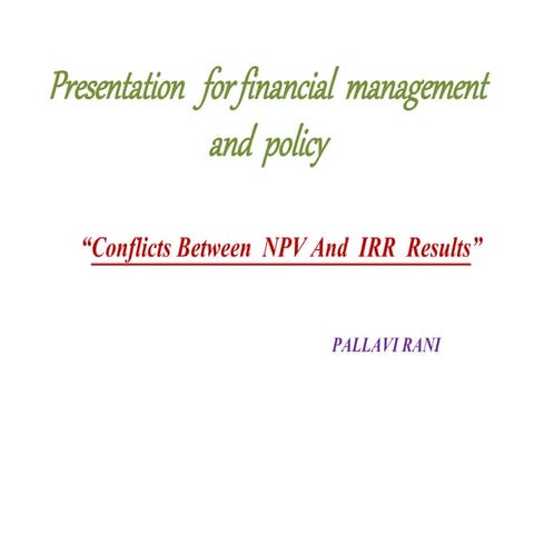 Pallavi Rani presentations