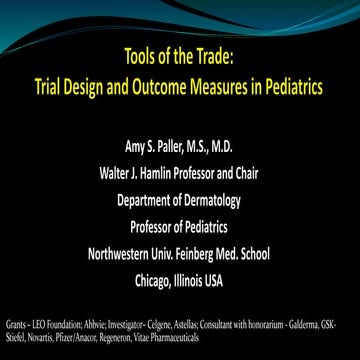 Pediatric Clinical Trial Design | PPT