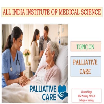 End of life care | PPTX