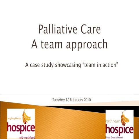 Palliative Care   A Team Approach Final
