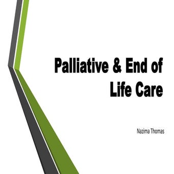 Role of a nurse in palliative care | PPTX