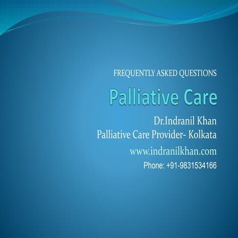 Palliative Care What Is Palliative Medicine