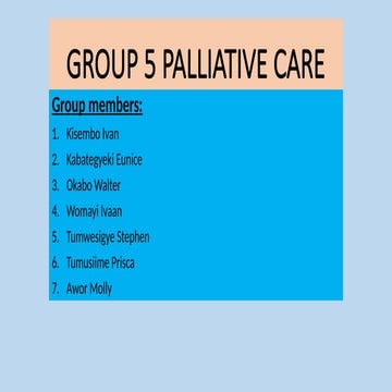 PALLIATIVE CARE PRESENTATION GROUP 6.pptx