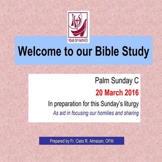 Palm Sunday C