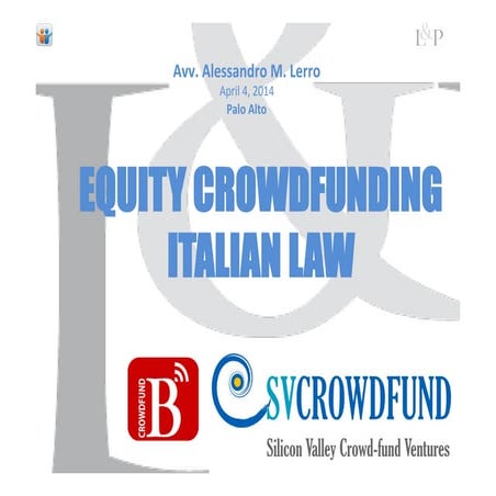 Equity Crowdfunding Italian Law