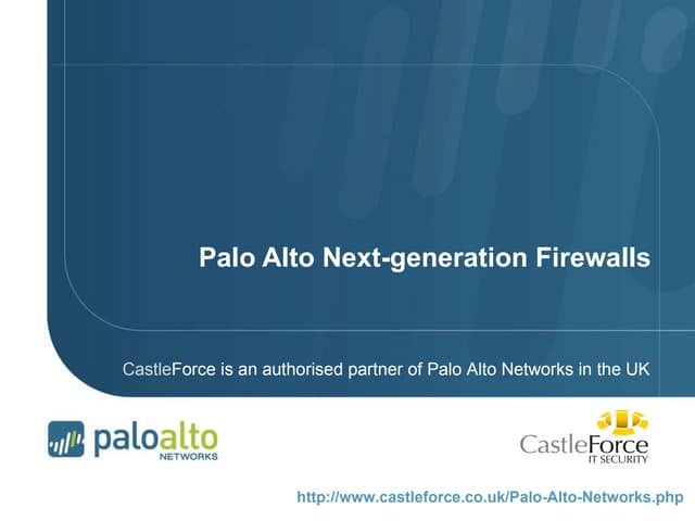 Palo alto networks next generation ...