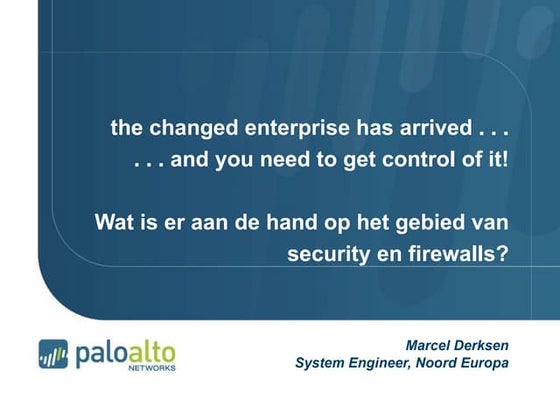 Palo Alto Networks Soc Ent Okt2009