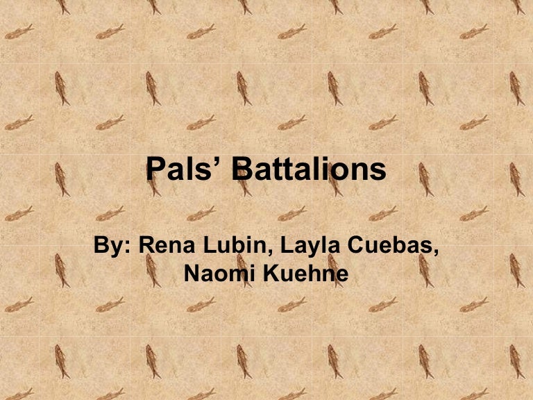 Pals’ battalions