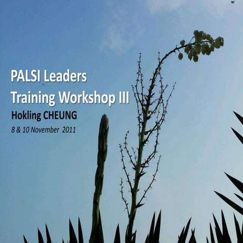 2011/12 PALSI Leader Training III 