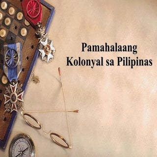 Pamahalaang kolonyal sa pilipinas