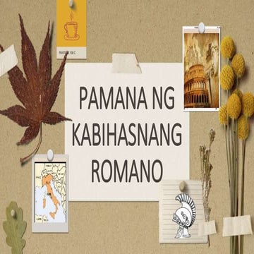 Pamana ng kabihasnang romano