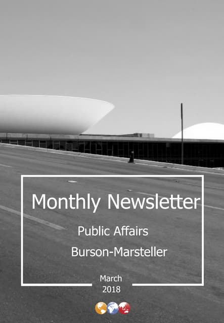 Public Affairs - Monthly Newsletter | March 2018