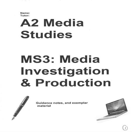 MS3: Coursework booklet