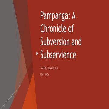 Pampanga A Chronicle of Subversion and Subservience.pptx