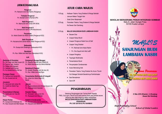 Pantun Perpisahan