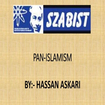 Pan islamism project