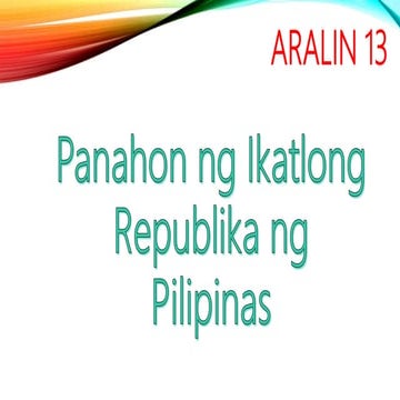 Panahon ng Ikatlong Republika ng Pilipinas