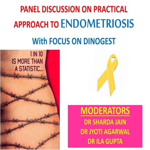 PANEL DISCUSSION ON PRACTICAL APPROACH TO ENDOMETRIOSISWith FOCUS ON DINOGEST