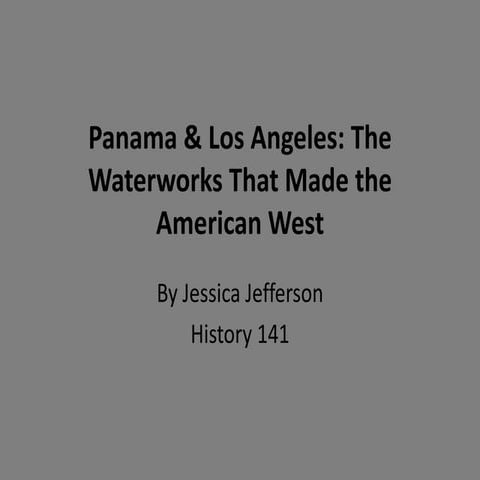 Panama & los angeles