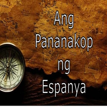 Pananakop ng espanyol