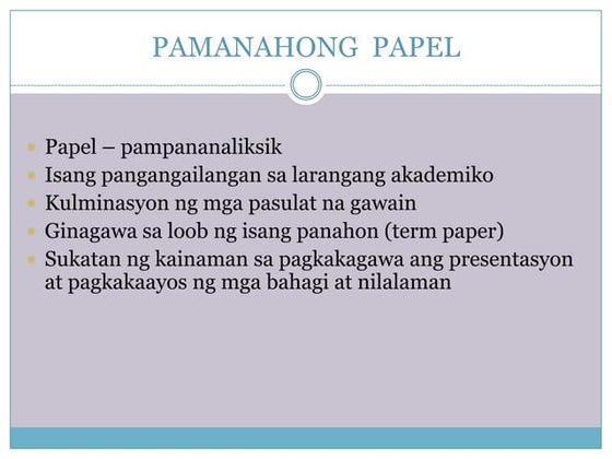 Paano Gumawa Ng Research Title Pptx