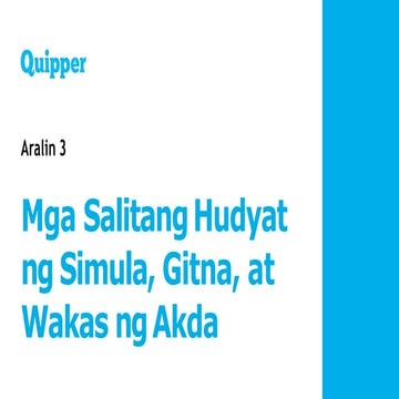 lesson 3 foreshadowing, parallelism, simultaneity- filipino ...