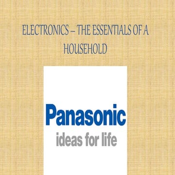 ELECTRONICS - ESSENTIALS OF THE HOUSE