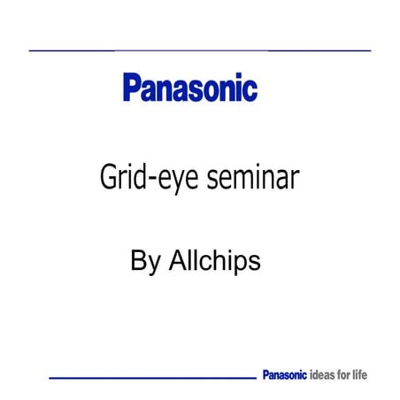 Panasonic grid eye IR Sensor by Allchips.